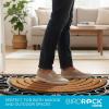 image:imageBIRDROCK HOME 18 x 30 Half Round Natural Coir and Rubber Doormat with Scroll Border  Natural Fibers  Outdoor Doormat  Keeps Your Floors Clean  Decorative Design  Brush Coir