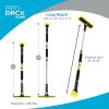 image:imageBIRDROCK HOME 55 Extendable Snow Brush amp Ice Scraper for Car Windshield  Long Aluminum Grip for Truck SUV  14 Foam Head  Safe on Auto amp Windows  Wide Frost Remover  YellowYellow