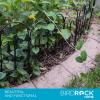 image:imageBIRDROCK HOME 5pk Ornate Landscape Edging Fence for Garden or Flower Beds  Durable Metal  Landscape Fencing