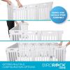 image:imageBIRDROCK HOME Pet Playpen with Door  12 Panel  Strong Plastic  Puppy Safety Fence Pen Playpen  NonSlip and Secure Dog Gate  WhiteWhite