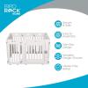 image:imageBIRDROCK HOME Pet Playpen with Door  12 Panel  Strong Plastic  Puppy Safety Fence Pen Playpen  NonSlip and Secure Dog Gate  WhiteWhite