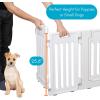 image:imageBIRDROCK HOME Pet Playpen with Door  12 Panel  Strong Plastic  Puppy Safety Fence Pen Playpen  NonSlip and Secure Dog Gate  WhiteWhite