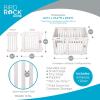 image:imageBIRDROCK HOME Pet Playpen with Door  12 Panel  Strong Plastic  Puppy Safety Fence Pen Playpen  NonSlip and Secure Dog Gate  WhiteWhite