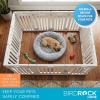 image:imageBIRDROCK HOME Pet Playpen with Door  12 Panel  Strong Plastic  Puppy Safety Fence Pen Playpen  NonSlip and Secure Dog Gate  WhiteWhite