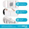 image:imageBIRDROCK HOME Pet Playpen with Door  12 Panel  Strong Plastic  Puppy Safety Fence Pen Playpen  NonSlip and Secure Dog Gate  WhiteWhite