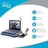 image:imageBIRDROCK HOME Lap Desk with Pillow Cushion  USB Light and Tablet Slot  Fits Laptops Up to 15  Tablets Up to 96  Tropical Grey Pattern  Laptop and Writing Lap Desk  Laptop Stand AccessoriesBlue