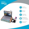 image:imageBIRDROCK HOME Lap Desk with Pillow Cushion  USB Light and Tablet Slot  Fits Laptops Up to 15  Tablets Up to 96  Tropical Grey Pattern  Laptop and Writing Lap Desk  Laptop Stand AccessoriesBrown
