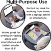 image:imageBIRDROCK HOME Lap Desk with Pillow Cushion  USB Light and Tablet Slot  Fits Laptops Up to 15  Tablets Up to 96  Tropical Grey Pattern  Laptop and Writing Lap Desk  Laptop Stand AccessoriesBlue