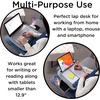 image:imageBIRDROCK HOME Lap Desk with Pillow Cushion  USB Light and Tablet Slot  Fits Laptops Up to 15  Tablets Up to 96  Tropical Grey Pattern  Laptop and Writing Lap Desk  Laptop Stand AccessoriesBlue