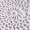image:imageBIRDROCK HOME Round Pouf Ottoman Foot Rest  185x185x15 Boho Compact Comfortable Soft Cotton Braided Foot Stool Seat with Bean Bag Filling for Living Room or Bedroom NaturalCream