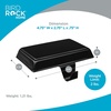 image:imageBIRDROCK HOME 4pk Flat Top Holiday Stocking Holder for Mantle  Black Finish with NonScratch Base  Fireplace Hook for Christmas Stockings Decor