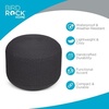 image:imageBIRDROCK HOME Outdoor Pouf Ottoman  Hand Woven Waterproof Foot Stool with Bead Bag Filling  Boho Foot Rest for Patio Living Room Porch amp Outdoor Seating  Lightweight Soft Stuffed Chair  Grey