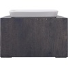 image:imageBIRDROCK HOME Double Elevated Bowl Dog Feeder for Large Dogs  2 Ceramic Bowls amp Wood Stand  Bowls 375 Cups Each  Stylish Raised Food Station  Grey