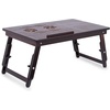 image:imageSofia  Sam Bamboo Ventilation Lap Tray with Adjustable Legs Walnut