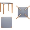 image:imageBIRDROCK HOME End Table with Grey Top and Wooden Legs  Modern Minimalist Furniture  Natural Wood Legs  Lightweight Night Stand  Square Side Unique Decorative End Accent  Living Room Bedroom