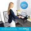 image:imageBIRDROCK HOME Bamboo Wood Lap Tray with Foldout Legs Storage Drawer Fits Laptops Up to 17 Tablet and Phone Slot Laptop Table for Sitting or Standing Work from Home Workstation  EspressoEspresso
