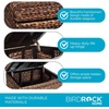 image:imageBIRDROCK HOME Woven Seagrass Storage Ottoman with Safety Hinges  EasytoOpen Lid Sturdy Construction  Natural Brown Finish  Large Storage Space Ideal for Living Room Bedroom Dorm  22x18x16