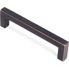 image:imageBirdRock Home Square Contemporary Handle  Oil Rubbed Bronze  10 Pack  375 Inch Kitchen Cupboard Furniture Cabinet Hardware Drawer Dresser Pull TradOil Rubbed Bronze