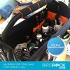 image:imageINTERNETS BEST Open Top Electricians Tool Bag  Custom Electrician Organizer Tool Carrier  16 Pocket Utility Tool Box  Portable Shoulder Tote for Tech Plumbers Painters Construction  17 Inch