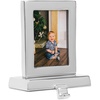 image:imageBIRDROCK HOME Photo Frame Stocking Holder  Holiday Greetings Mantle Fireplace Topper  Decorative Christmas Stocking Holder  Stainless Steel Rectangle