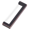 image:imageBirdRock Home Square Contemporary Handle  Oil Rubbed Bronze  10 Pack  375 Inch Kitchen Cupboard Furniture Cabinet Hardware Drawer Dresser Pull TradOil Rubbed Bronze