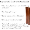 image:imageBIRDROCK HOME Acacia Wooden Cheese amp Charcuterie Board with Handles 22  Rectangular Food Platter for Bread Meat or Appetizers  Natural Wood Serving Tray Cutting Board for Kitchen amp Outdoor Use364 x 113 x 13