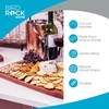 image:imageBIRDROCK HOME Acacia Wooden Cheese amp Charcuterie Board with Handles 22  Rectangular Food Platter for Bread Meat or Appetizers  Natural Wood Serving Tray Cutting Board for Kitchen amp Outdoor Use22 x 113 x 1