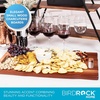 image:imageBIRDROCK HOME Acacia Wooden Cheese amp Charcuterie Board with Handles 22  Rectangular Food Platter for Bread Meat or Appetizers  Natural Wood Serving Tray Cutting Board for Kitchen amp Outdoor Use22 x 113 x 1