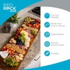 image:imageBIRDROCK HOME Acacia Wooden Cheese amp Charcuterie Board with Handles 22  Rectangular Food Platter for Bread Meat or Appetizers  Natural Wood Serving Tray Cutting Board for Kitchen amp Outdoor Use364 x 113 x 13