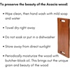 image:imageBIRDROCK HOME Acacia Wooden Cheese amp Charcuterie Board with Handles 22  Rectangular Food Platter for Bread Meat or Appetizers  Natural Wood Serving Tray Cutting Board for Kitchen amp Outdoor Use22 x 113 x 1