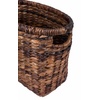 image:imageBIRDROCK HOME Sea Grass Storage Basket with Handles  Woven Sea Grass Decorative Rectangle Organizer Bin for Living Room Bathroom Home Decor  Suitable for Magazine Book Newspaper  NaturalEspresso