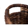 image:imageBIRDROCK HOME Sea Grass Storage Basket with Handles  Woven Sea Grass Decorative Rectangle Organizer Bin for Living Room Bathroom Home Decor  Suitable for Magazine Book Newspaper  NaturalEspresso