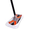 image:imageDust Cleaning Sweeper Mopping  Orange and Grey Durable Mop Set  Lightweight  Great for Kitchen Home Garage and Office  Hardwood Tile Laminate Floor Cleaner  Removable Slipper