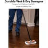 image:imageDust Cleaning Sweeper Mopping  Orange and Grey Durable Mop Set  Lightweight  Great for Kitchen Home Garage and Office  Hardwood Tile Laminate Floor Cleaner  Removable Slipper