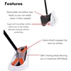 image:imageDust Cleaning Sweeper Mopping  Orange and Grey Durable Mop Set  Lightweight  Great for Kitchen Home Garage and Office  Hardwood Tile Laminate Floor Cleaner  Removable Slipper