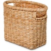 image:imageBIRDROCK HOME Sea Grass Storage Basket with Handles  Woven Sea Grass Decorative Rectangle Organizer Bin for Living Room Bathroom Home Decor  Suitable for Magazine Book Newspaper  NaturalNatural
