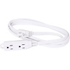 image:imageInternets Best 8 FT Vertical Triple Tap Extension Cord  16 AWG Gauge  163  Heavy Duty Indoor Power Outlet  NEMA 515 R amp 515P  SPT  3 Outlets  White