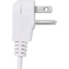 image:imageInternets Best 8 FT Vertical Triple Tap Extension Cord  16 AWG Gauge  163  Heavy Duty Indoor Power Outlet  NEMA 515 R amp 515P  SPT  3 Outlets  White