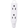image:imageInternets Best 8 FT Vertical Triple Tap Extension Cord  16 AWG Gauge  163  Heavy Duty Indoor Power Outlet  NEMA 515 R amp 515P  SPT  3 Outlets  White