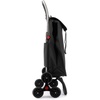 image:imageROLSER Foldable Grocery Shopping Cart with Wheels  Collapsible Personal Folding Cart for Groceries  Durable amp Portable  GreenBlack