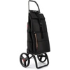 image:imageROLSER Foldable Grocery Shopping Cart with Wheels  Collapsible Personal Folding Cart for Groceries  Durable amp Portable  GreenBlack