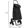 image:imageROLSER Foldable Grocery Shopping Cart with Wheels  Collapsible Personal Folding Cart for Groceries  Durable amp Portable  GreenBlack
