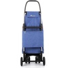 image:imageROLSER Foldable Grocery Shopping Cart with Wheels  Collapsible Personal Folding Cart for Groceries  Durable amp Portable  GreenBlue