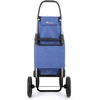 image:imageROLSER Foldable Grocery Shopping Cart with Wheels  Collapsible Personal Folding Cart for Groceries  Durable amp Portable  GreenBlue