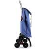 image:imageROLSER Foldable Grocery Shopping Cart with Wheels  Collapsible Personal Folding Cart for Groceries  Durable amp Portable  GreenBlue