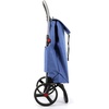 image:imageROLSER Foldable Grocery Shopping Cart with Wheels  Collapsible Personal Folding Cart for Groceries  Durable amp Portable  GreenBlue