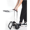 image:imageROLSER Foldable Grocery Shopping Cart with Wheels  Collapsible Personal Folding Cart for Groceries  Durable amp Portable  GreenBlue