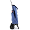 image:imageROLSER Foldable Grocery Shopping Cart with Wheels  Collapsible Personal Folding Cart for Groceries  Durable amp Portable  GreenBlue