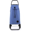 image:imageROLSER Foldable Grocery Shopping Cart with Wheels  Collapsible Personal Folding Cart for Groceries  Durable amp Portable  GreenBlue