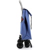 image:imageROLSER Foldable Grocery Shopping Cart with Wheels  Collapsible Personal Folding Cart for Groceries  Durable amp Portable  GreenBlue
